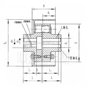 LXZ型帶制動輪彈性柱銷聯(lián)軸器圖紙