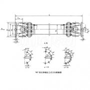 SWC-WF型無(wú)伸縮法蘭式萬(wàn)向聯(lián)軸器圖紙